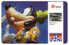 10u Soccer Int'l World Cup 1994 Citrus Bowl Orlando Disney 05/94 USED Phone Card