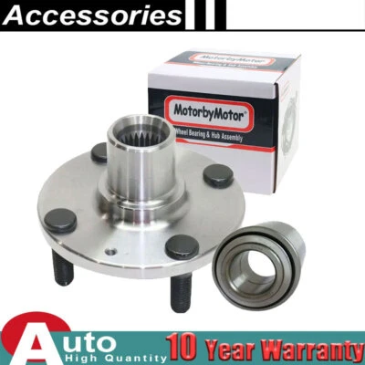 Conjunto de buje de cojinete de rueda delantera para Hyundai Accent Kia Rio 510055 2000-2012 Foto 1 de 4