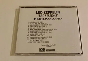 1997 Promo CD Led Zeppelin BBC Sessions In-Store Play Sampler 14 Songs PRCD 8401 - Picture 1 of 4