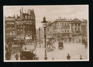 London PICCADILLY CIRCUS schöne Straßenszene um 1900? RP PPC - Bild 1 von 2