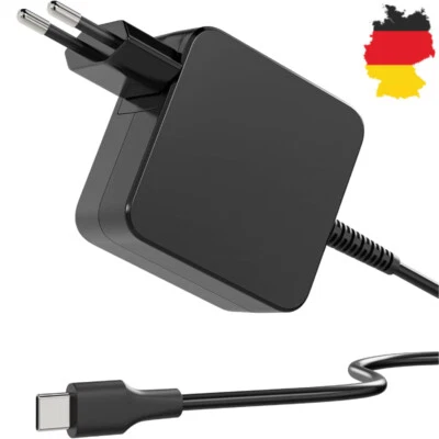 65 watt USB-C Ladegerät Laptop Netzteil für Dell HP Lenovo Chromebook YOGA XPS  - Bild 1 von 4