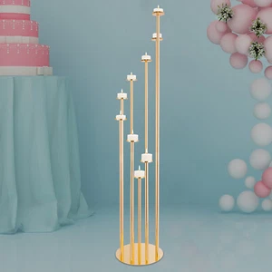 9 Arm Candle Holder, Candle Holder, Candle Holder for Wedding Decoration - Picture 1 of 13