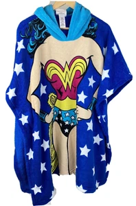 Wonder Woman Wearable Hooded Pull-Over Blanket Girls One Size - Office-G10 - Picture 1 of 8