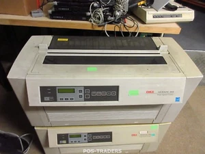 OKI 4410 Matrix 9 Pin Nadel Impact Drucker SERIAL PARALLEL A3 Printer PRINTS OK - Bild 1 von 4