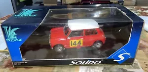 VINTAGE SOLIDO Prestige 1964 MINI Cooper S Limited Edition Red RARE 1:18 - Picture 1 of 6