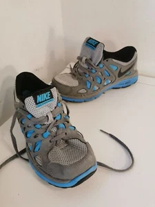 Nike Dual Fusion Run 2 Reino Unido 3 Gimnasio Correr Entrenadores Gris y Azul - Imagen 1 de 8