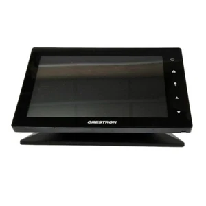 Crestron TSW-752-B-S 7" inch Touch Screen Panel (Black Smooth) with TTK Stand - Picture 1 of 2
