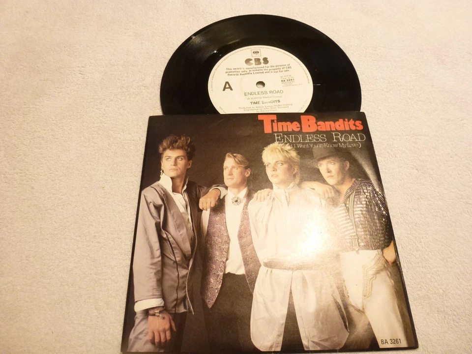 Time Bandits Endless Road  7" 45RPM  Aust  Single Sample/Promo - image 1 of 2
