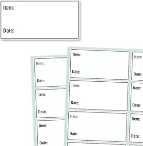 200 Pieces, 2" x 1", Removable Food Labels for Freezer Storage, Date Stickers to - Picture 1 of 12
