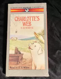Charlotte's Web Audio Cassettes (2 tapes) Read By E.B. White New & Sealed! - Picture 1 of 4