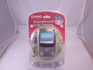Casio Handheld Pocket Color LCD TV 2.3" Non-Glare Screen TV-970B - Parts Only - Picture 1 of 6