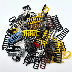 LEGO 90 mixed fence lot spindle lattice gate ladder city town castle western - Picture 1 of 1