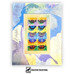Australia Butterflies Large Stamp Pack 1998 Sheetlet of 10 Very Nice Issue! - Picture 1 of 2