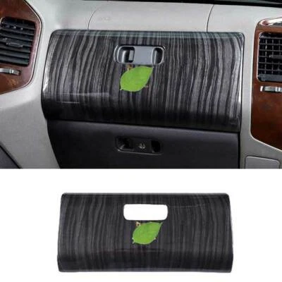 Cubierta de copiloto de tablero de madera negra para Mitsubishi Pajero Montero 2000-2006 Foto 1 de 4