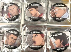 SLAM DUNK THE FIRST Can Badge Button Sakuragi Rukawa Mitsui Miyagi Akagi Anzai - Picture 1 of 6