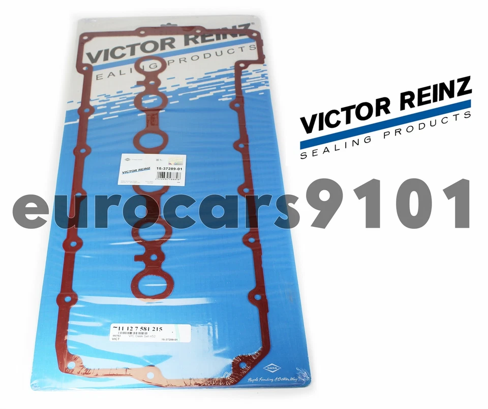 Novo! Conjunto de junta de tampa de válvula de motor BMW Z4 Victor Reinz 15-37289-01 11127581215 - Imagem 1 de 1