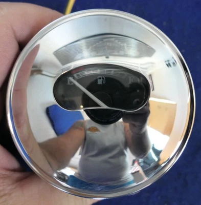 Подлинный хромированный указатель топлива Harley Davidson Road King 08-24 Softail Dyna 08-17 - Изображение 1 из 4