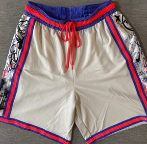 Nike DNA+ Basketball Shorts Athletic Exploration Print DO6179-072 Men's Size M - Picture 1 of 4