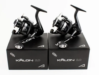 (LOT OF 2) 13 FISHING KALON A 2.0 KLA-6.2-2.0 6.2:1 GEAR RATIO SPINNING REEL - Image 1 of 4