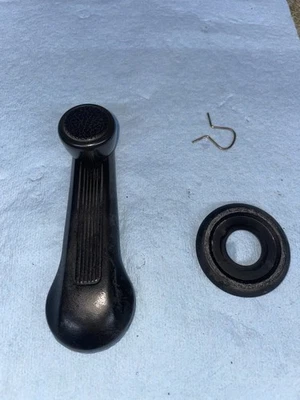 Honda Civic CRX 1988-1991 hatchback vagón negro manivela ventana OEM Foto 1 de 4