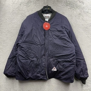 Bulwark FR Jacket Men 5XL Blue Fire Flame Resistant Heavy Duty Coat HRC4 Jet2 - Picture 1 of 8