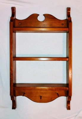 Knick Knack 3 estantes colgantes de pared madera de cedro Foto 1 de 4