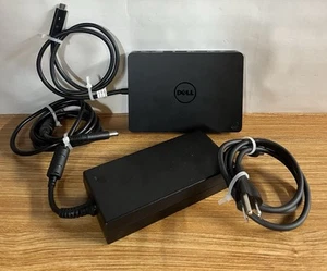 GENUINE Dell WD15 K17A USB-C Docking Station K17A001 - 05FDDV w/ 180W AC Adapter - Picture 1 of 9