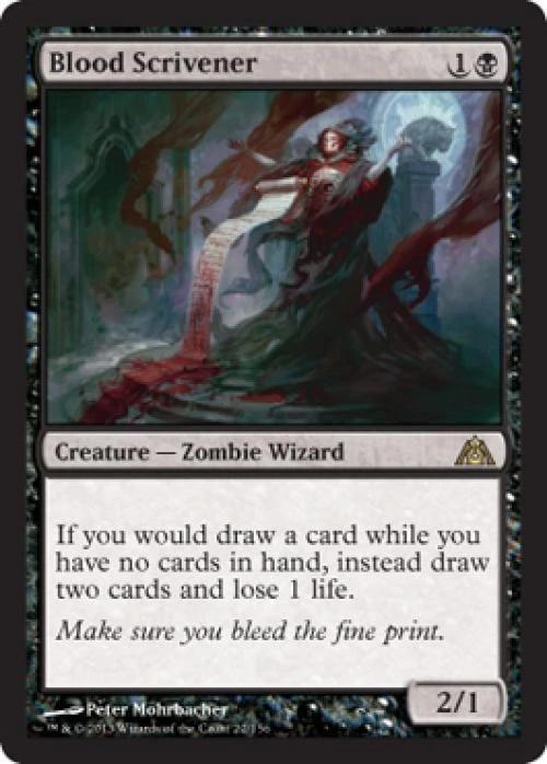 Blood Scrivener -Foil Medium Play MTG Dragon's Maze - Image 1 of 1