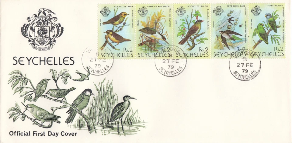 Birds Seychelles FDC 1979 (151856) - Image 1 of 1
