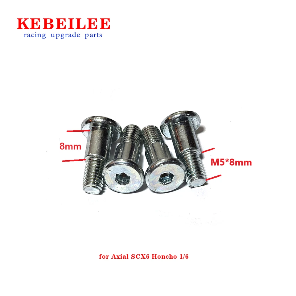 Step Screws M5*6*8mm steel For Axial SCX6 1/6 Front steering hub spindle - Image 1 of 4