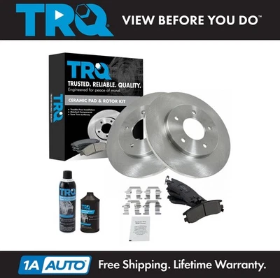 Pastillas de freno traseras y rotores TRQ para Lumina Monte Carlo Regal Cutlass Grand Prix Foto 1 de 4