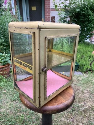 Antie Verkaufsvitrine von JACOBS KAFFEE Glasvitrine 1950/60er Jahre selten - Bild 1 von 4