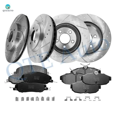 12P передние 316 задние 300 просверленных тормозных дисков тормозная колодка для 2006-2009 Ford Mustang - Изображение 1 из 4