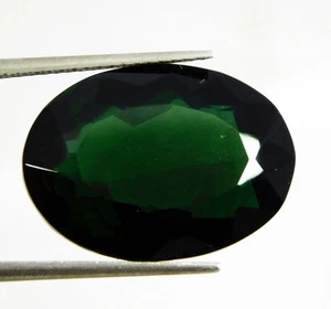 African Green Garnet Certified 18.70 Ct Natural Oval Cut Loose Gemstone - Picture 1 of 7