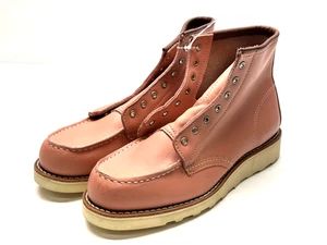 New Open Box Unworn Red Wing Moc Toe Boots 3387 Rose Pink Women's Size 7 - Picture 1 of 10