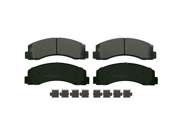 Front Brake Pad Set For 2010-2022 Lincoln Navigator 2011 2012 2013 2014 DF284DS - Image 1 of 1