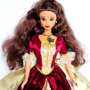 1997 Disney Princess Holiday Belle Die Schöne und das Biest Barbie EUC #16710 1307 - Bild 1 von 15