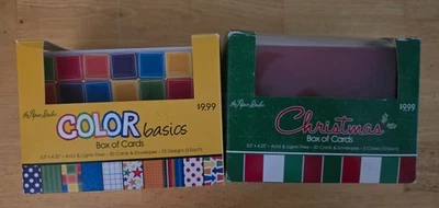 88 Craft Cards Christmas 46 basic 39 with Envelopes You Design 5.5x4.2" - Image 1 of 3