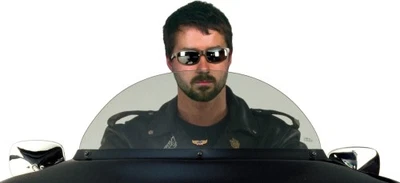 Parabrisas National Cycle Fairing - 8,75 pulgadas - Bicicleta de calle para motocicleta de tinte medio Foto 1 de 4