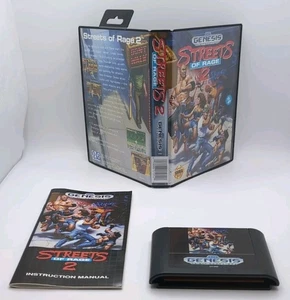 Streets of Rage 2 (Sega Genesis, 1992) w/ Case/artwork & Manual - Picture 1 of 24
