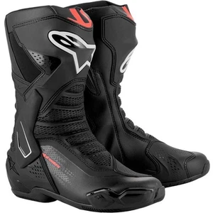 Stivali Moto Alpinestars SMX-6 V3 - Nero/Rosso fluo 22230251030 - Picture 1 of 8