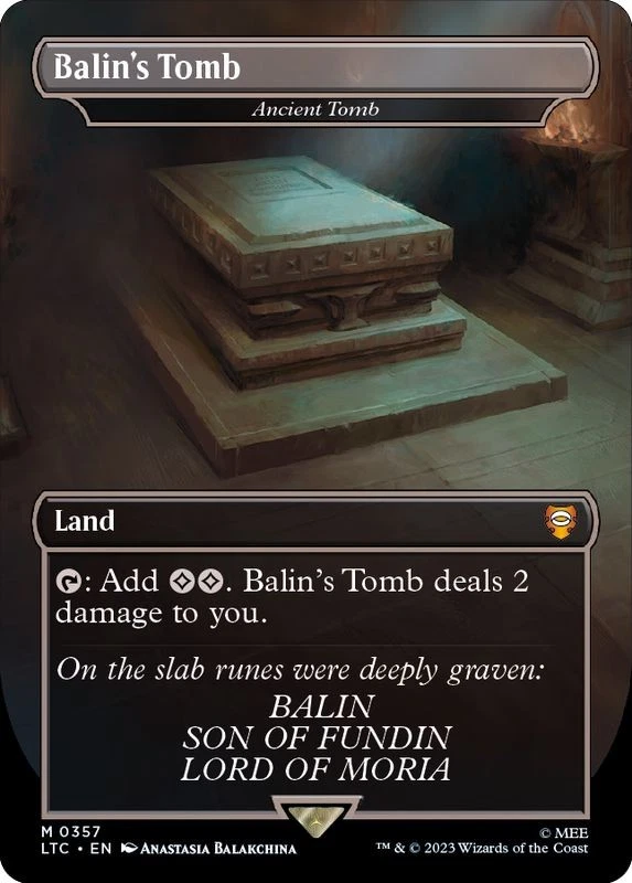 MTG FOIL Full Art Balin's Tomb English [LTC] - Image 1 of 1
