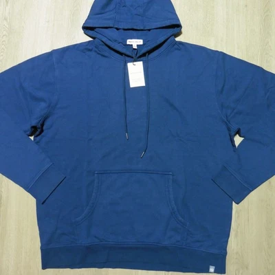 PETER MILLAR Masculino G GRANDE MOLETOM COM CAPUZ LAVA LAVAGEM AZUL MARINHO PULÔVER - Imagem 1 de 4