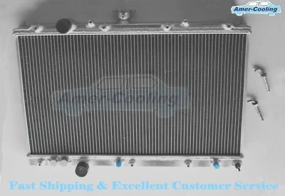 Radiador de aluminio para 1997-2002 Mitsubishi Mirage 1.5 1.8 L4 1998 1999 2001 97 Foto 1 de 4