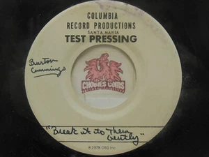 Rare! Test Pressing! Burton Cummings – Break It To Them Gently, 45 RPM VG (10D) - Picture 1 of 2