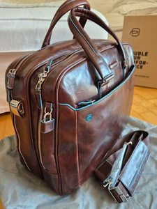 PIQUADRO Blue Square Braun Laptop Tasche Reisetasche Aktentasche NEU XXL - Bild 1 von 12