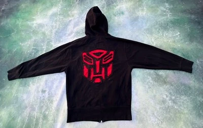 Sudadera con capucha con cremallera completa para hombre Universal Studios Transformers talla M. Foto 1 de 4