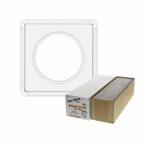 Portamonedas de plástico Edgar Marcus Snap-Tite 2x2 para medio dólar, caja de 25 quilates - Imagen 1 de 4