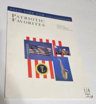Cancionero Patriotic Favorites Solo Time for Alto Alfred Publishing Foto 1 de 4