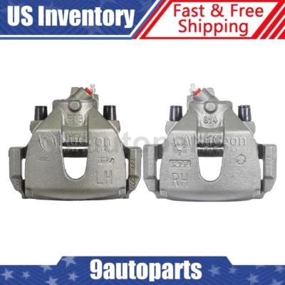 Par de pinzas de freno de disco delanteras con soporte para Mazda 3 2004 2005 Foto 1 de 4